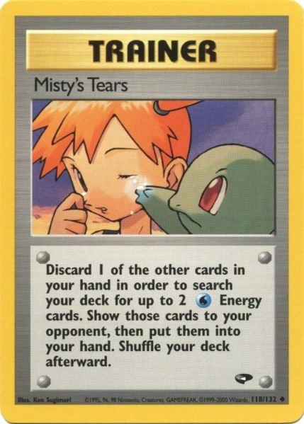 Misty's Tears (118/132) [Gym Challenge Unlimited] (Online Only)
