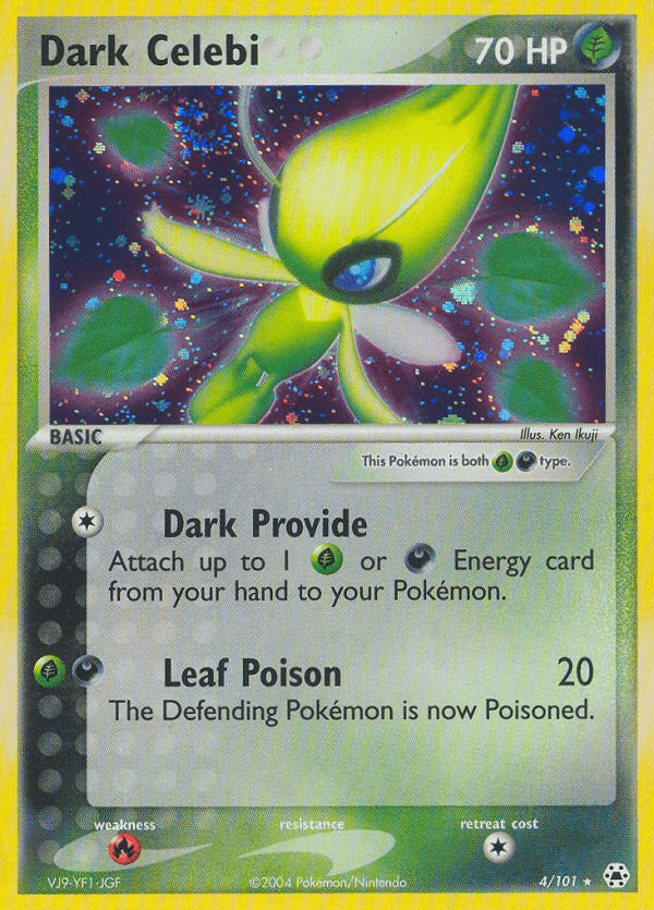 Dark Celebi (4/101) [EX: Hidden Legends] (Online Only)