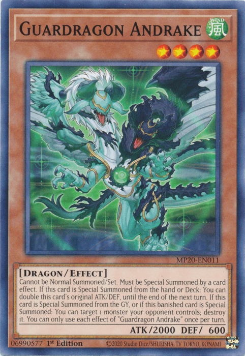 Guardragon Andrake [MP20-EN011] Common (ONLINE ORDER ONLY)