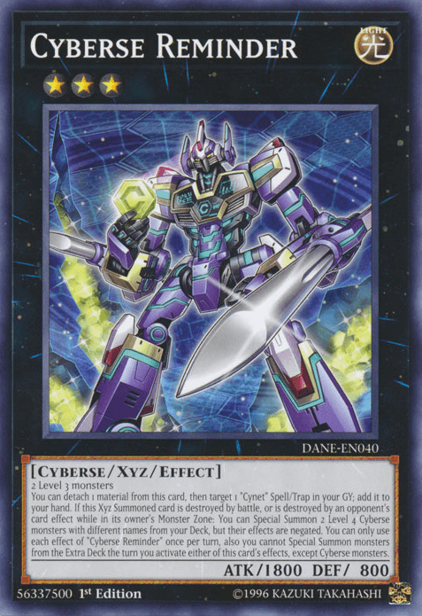 Cyberse Reminder [DANE-EN040] Common (ONLINE ORDER ONLY)