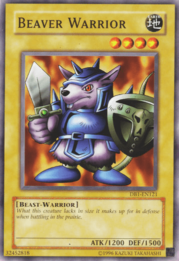 Beaver Warrior [DB1-EN121] Common (ONLINE ORDER ONLY)