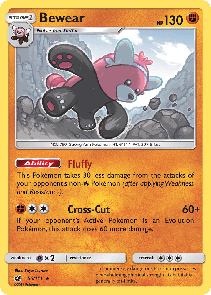 Bewear (56/111) [Sun & Moon: Crimson Invasion] (Online Only)