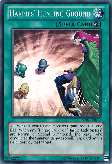 Harpies' Hunting Ground [AP02-EN010] Super Rare (ONLINE ORDER ONLY)