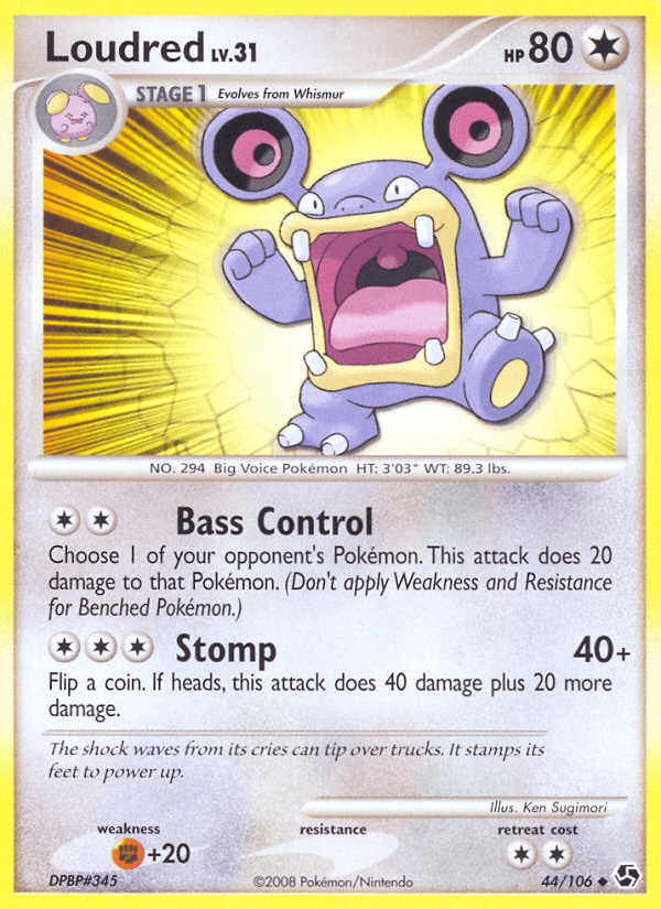 Loudred (44/106) [Diamond & Pearl: Great Encounters] (Online Only)