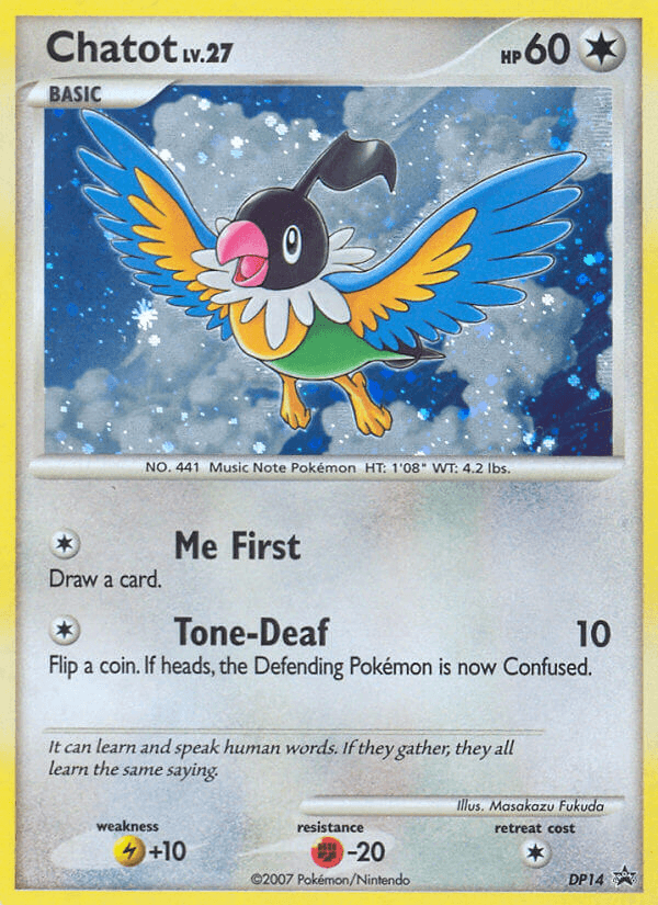 Chatot (DP14) [Diamond & Pearl: Black Star Promos] (Online Only)