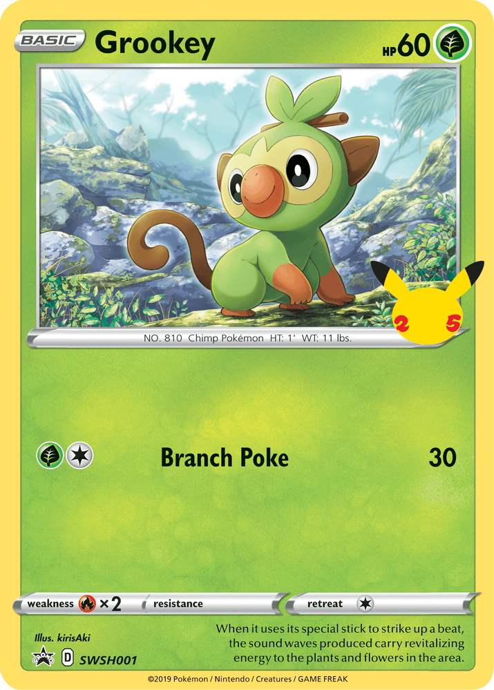 Grookey (SWSH001) [First Partner Pack] (Online Only)