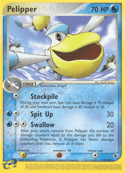 Pelipper (19/109) [EX: Ruby & Sapphire] (Online Only)