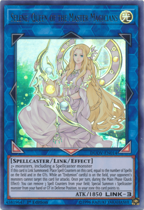 Selene, Queen of the Master Magicians [DUOV-EN014] Ultra Rare (ONLINE ORDER ONLY)