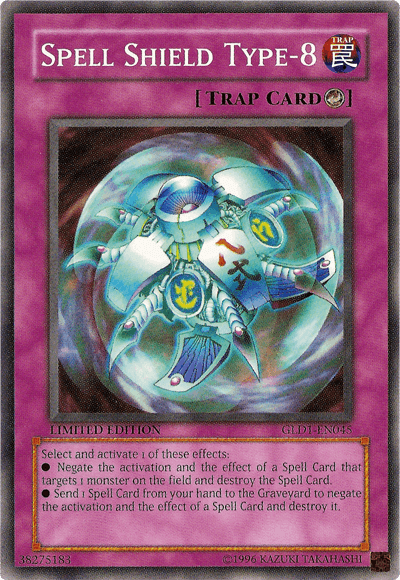 Spell Shield Type–8 [GLD1-EN045] Common (ONLINE ORDER ONLY)