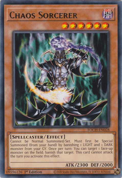 Chaos Sorcerer [TOCH-EN028] Rare (ONLINE ORDER ONLY)