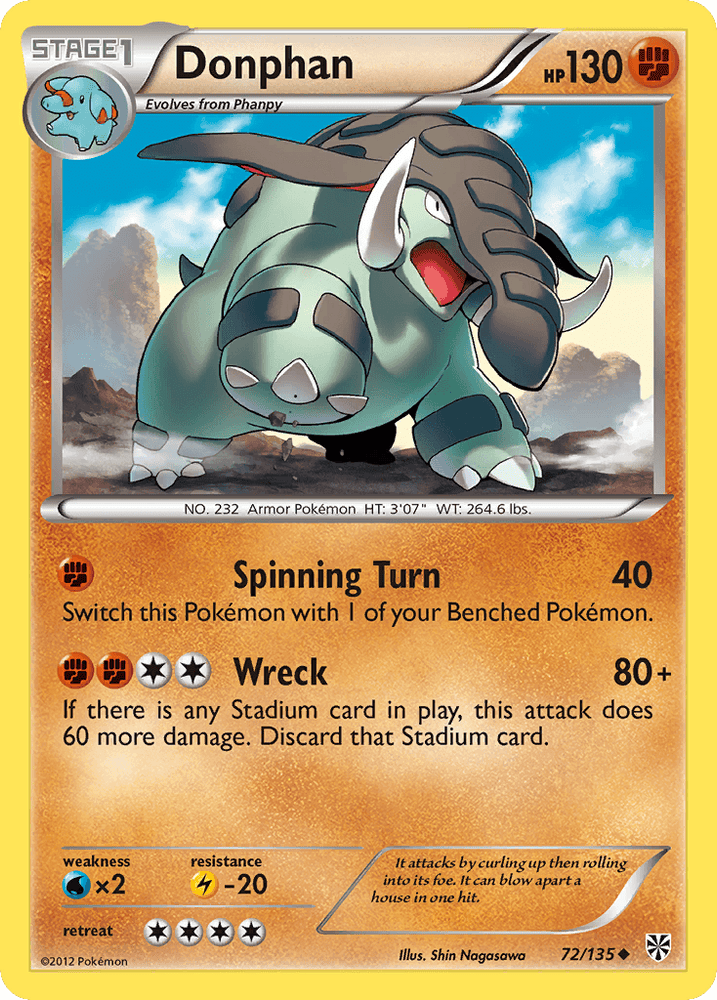 Donphan (72/135) [Black & White: Plasma Storm] (Online Only)