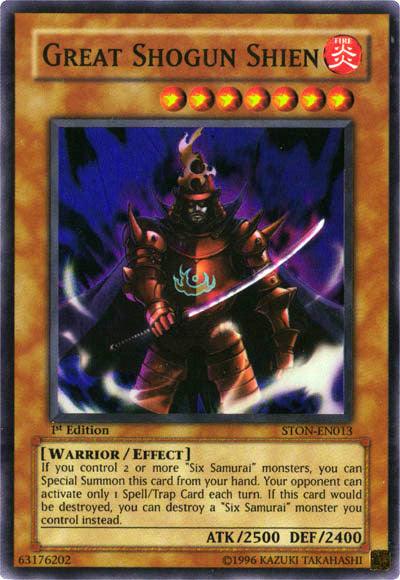 Great Shogun Shien [STON-EN013] Super Rare (ONLINE ORDER ONLY)