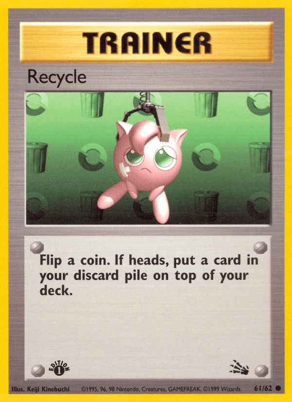 Recycle (61/62) [Fossil 1st Edition] (Online Only)