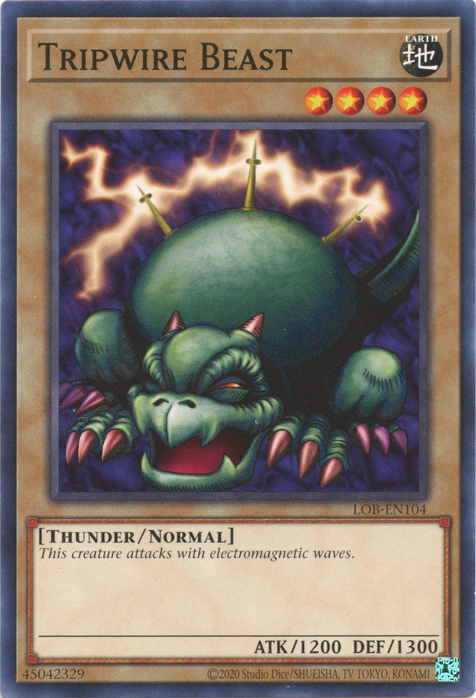 Tripwire Beast (25th Anniversary) [LOB-EN104] Common (ONLINE ORDER ONLY)