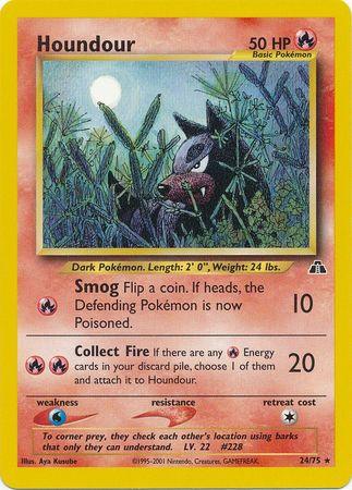 Houndour (24/75) [Neo Discovery Unlimited] (Online Only)
