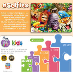 Selfies - Jungle Friends 200 Piece Jigsaw Puzzle