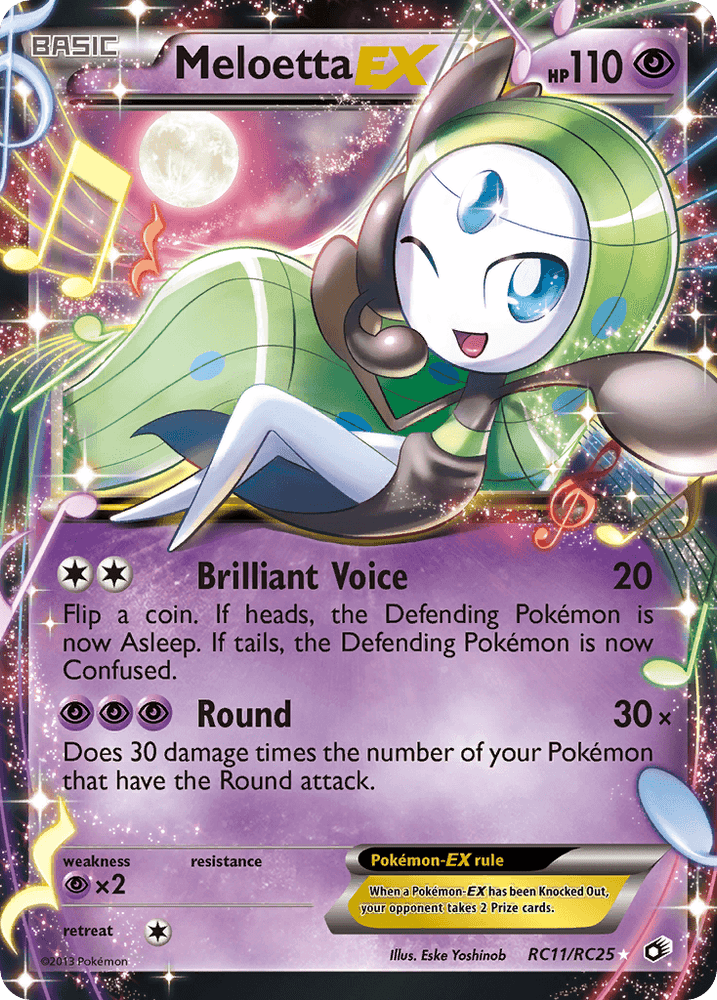 Meloetta EX (RC11/RC25) [Black & White: Legendary Treasures] (Online Only)