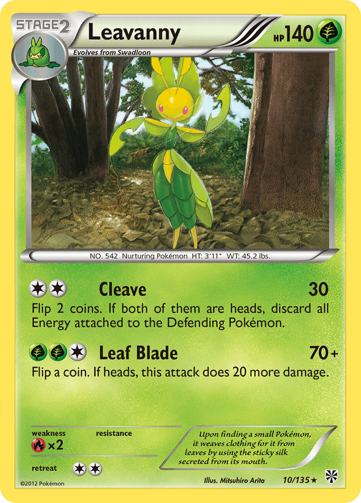 Leavanny (10/135) [Black & White: Plasma Storm] (Online Only)
