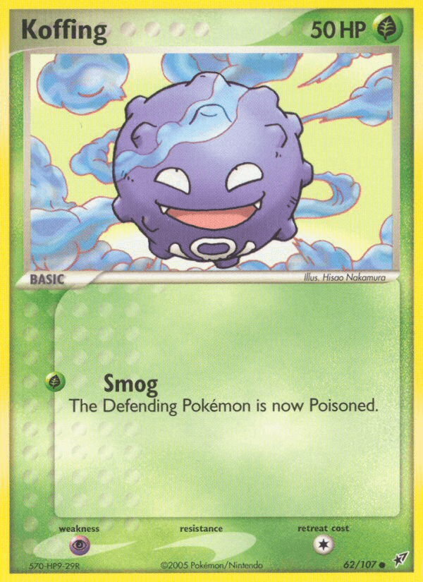 Koffing (62/107) [EX: Deoxys] (Online Only)