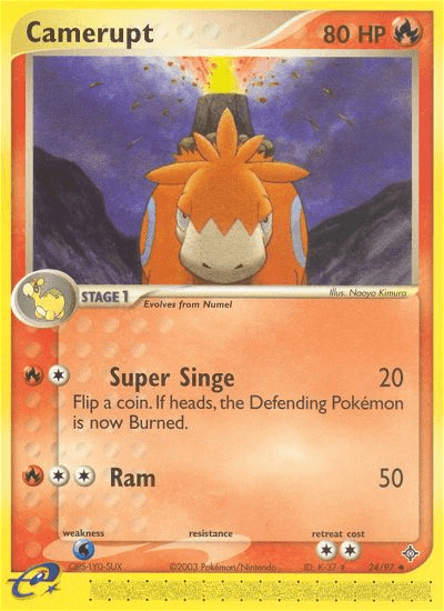 Camerupt (24/97) [EX: Dragon] (Online Only)