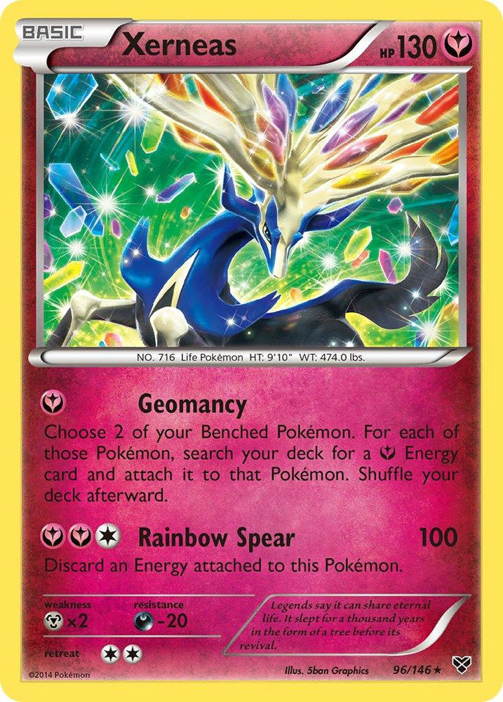 Xerneas (96/146) (Theme Deck Exclusive) [XY: Base Set] (Online Only)