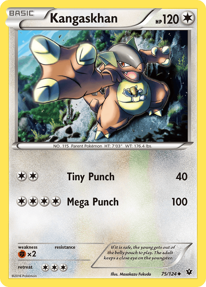 Kangaskhan (75/124) [XY: Fates Collide] (Online Only)