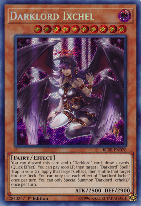 Darklord Ixchel [BLRR-EN076] Secret Rare (ONLINE ORDER ONLY)