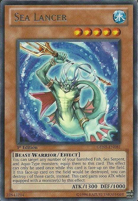 Sea Lancer [GENF-EN081] Rare (ONLINE ORDER ONLY)