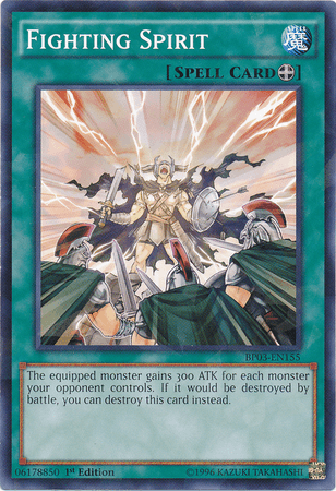 Fighting Spirit [BP03-EN155] Shatterfoil Rare (ONLINE ORDER ONLY)
