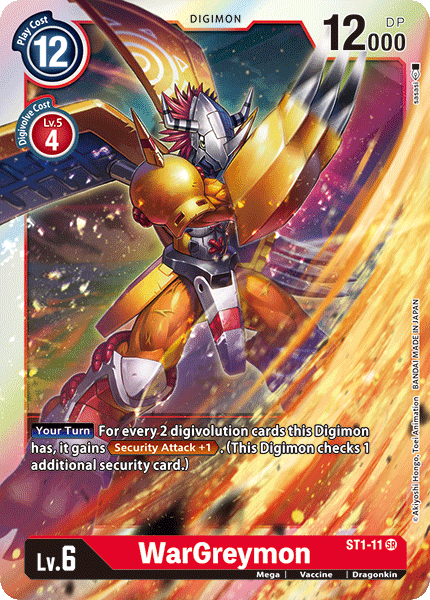 WarGreymon [ST1-11] [Starter Deck: Gaia Red] (ONLINE ORDER ONLY)