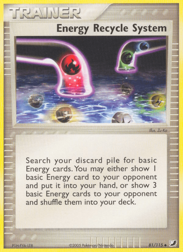 Energy Recycle System (81/115) [EX: Unseen Forces] (Online Only)