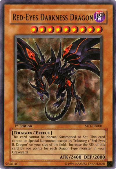 Red-Eyes Darkness Dragon [SD1-EN001] Ultra Rare (ONLINE ORDER ONLY)