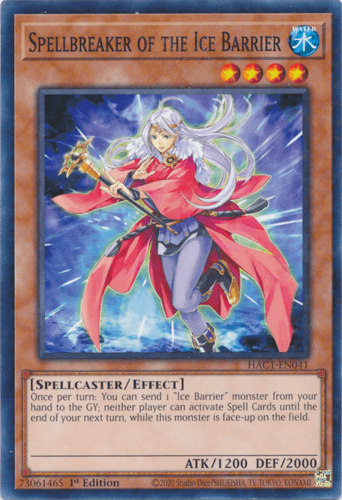 Spellbreaker of the Ice Barrier (Duel Terminal) [HAC1-EN041] Common (ONLINE ORDER ONLY)