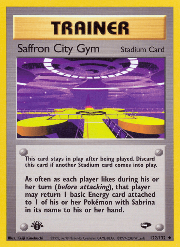 Saffron City Gym (122/132) [Gym Challenge 1st Edition] (Online Only)