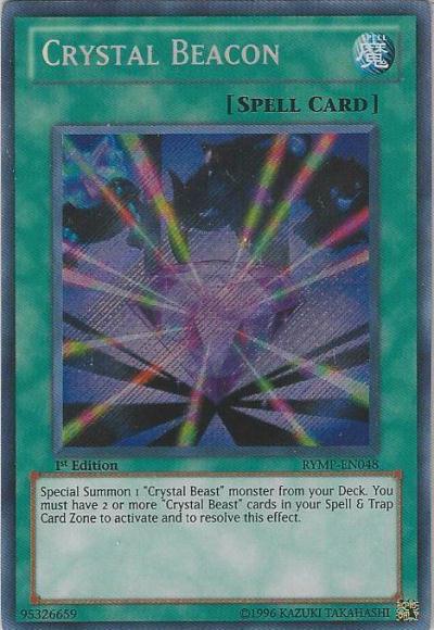Crystal Beacon [RYMP-EN048] Secret Rare (ONLINE ORDER ONLY)