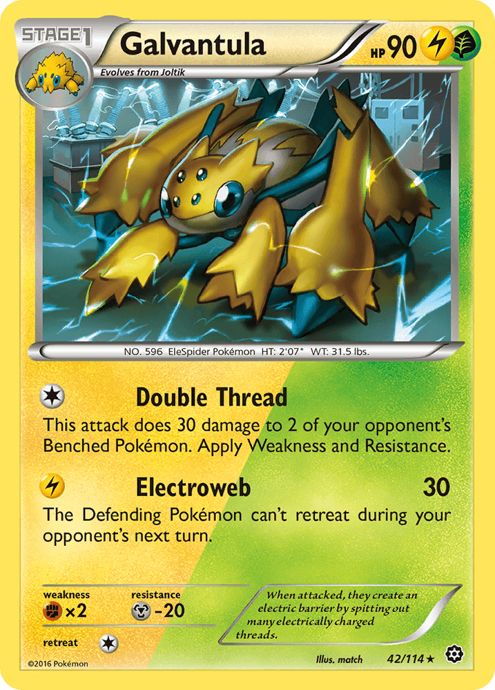 Galvantula (42/114) [XY: Steam Siege] (Online Only)