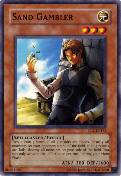 Sand Gambler [DR2-EN182] Common (ONLINE ORDER ONLY)