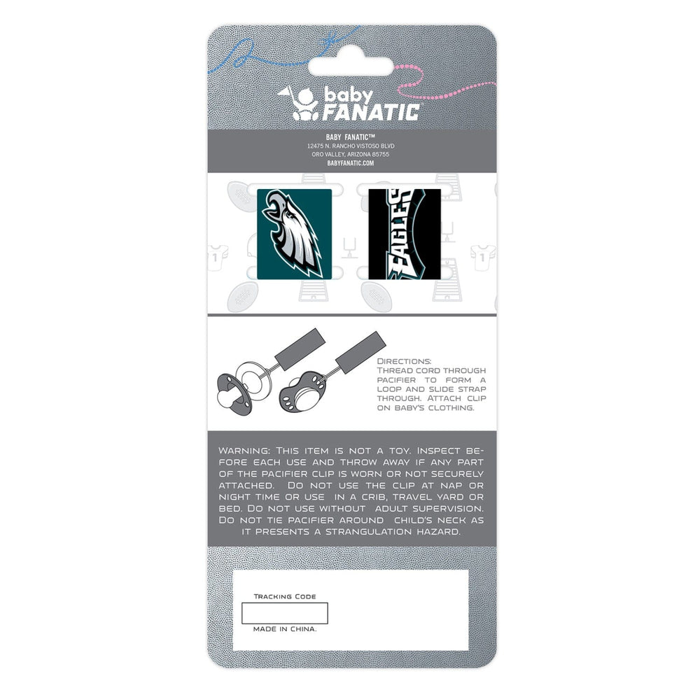 Philadelphia Eagles - Pacifier Clip 2-Pack