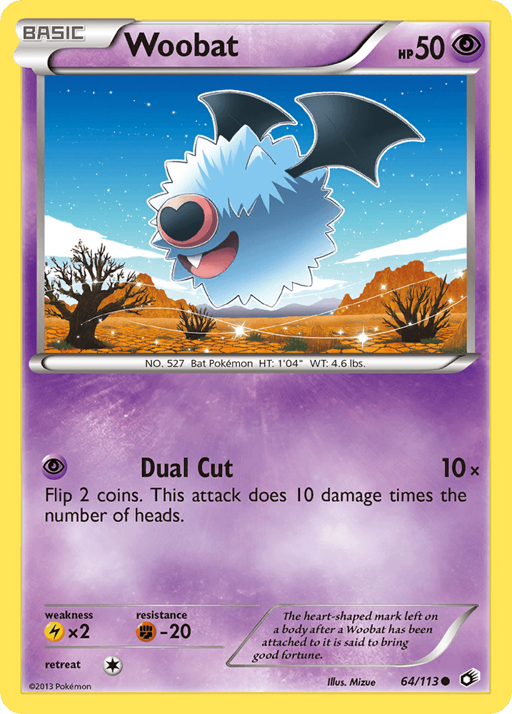 Woobat (64/113) [Black & White: Legendary Treasures] (Online Only)