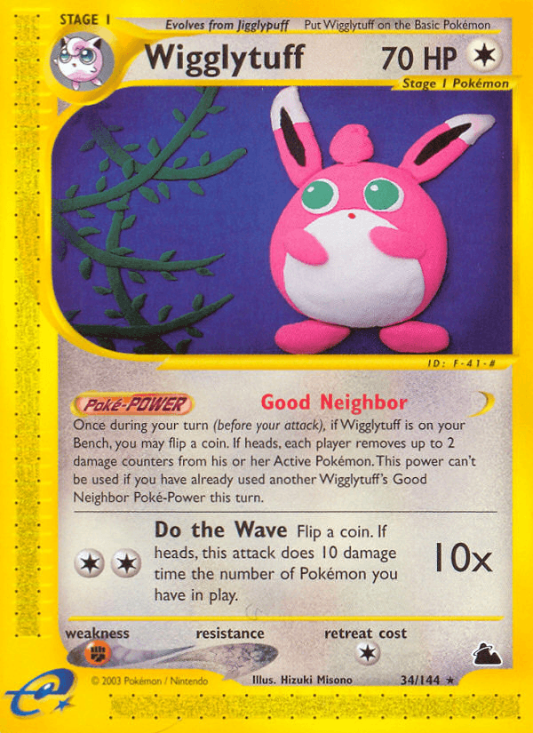 Wigglytuff (34/144) [Skyridge] (Online Only)