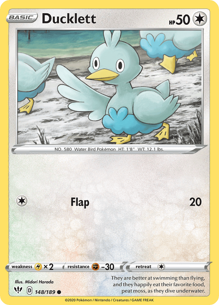 Ducklett (148/189) [Sword & Shield: Darkness Ablaze] (Online Only)