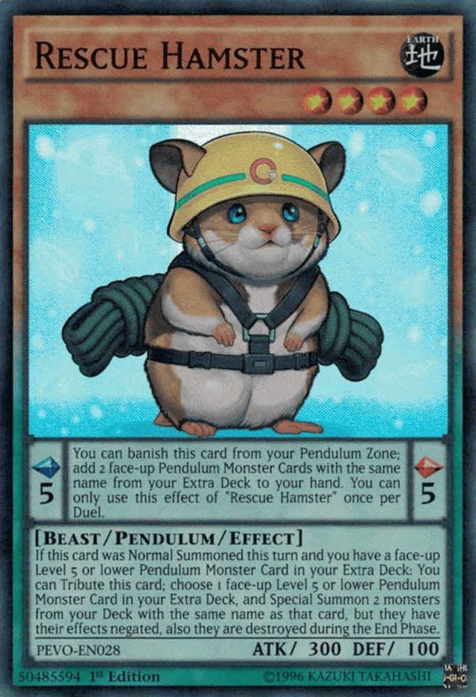 Rescue Hamster [PEVO-EN028] Super Rare (ONLINE ORDER ONLY)