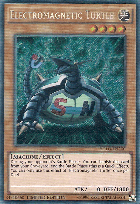 Electromagnetic Turtle [YGLD-ENA00] Secret Rare (ONLINE ORDER ONLY)