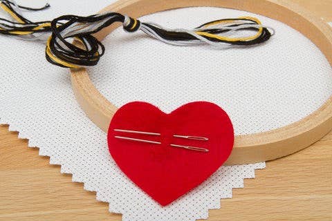 Deluxe Cross Stitch Kit – “I Love Curse Words” Funny Beginner Pattern (ONLINE ORDER ONLY)