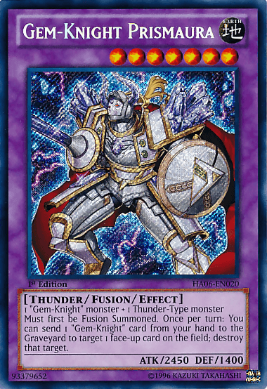 Gem-Knight Prismaura [HA06-EN020] Secret Rare (ONLINE ORDER ONLY)