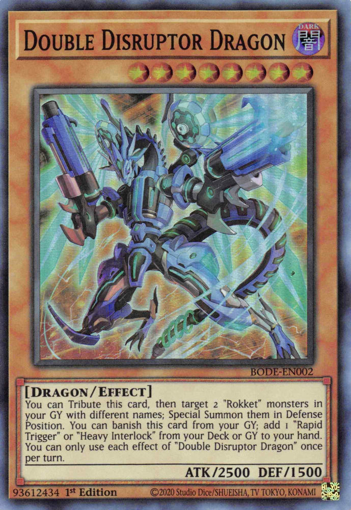 Double Disrupter Dragon [BODE-EN002] Super Rare (ONLINE ORDER ONLY)