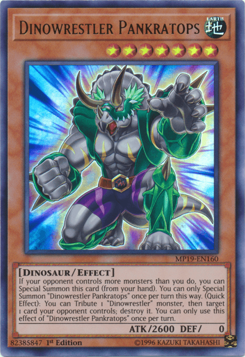 Dinowrestler Pankratops [MP19-EN160] Ultra Rare (ONLINE ORDER ONLY)