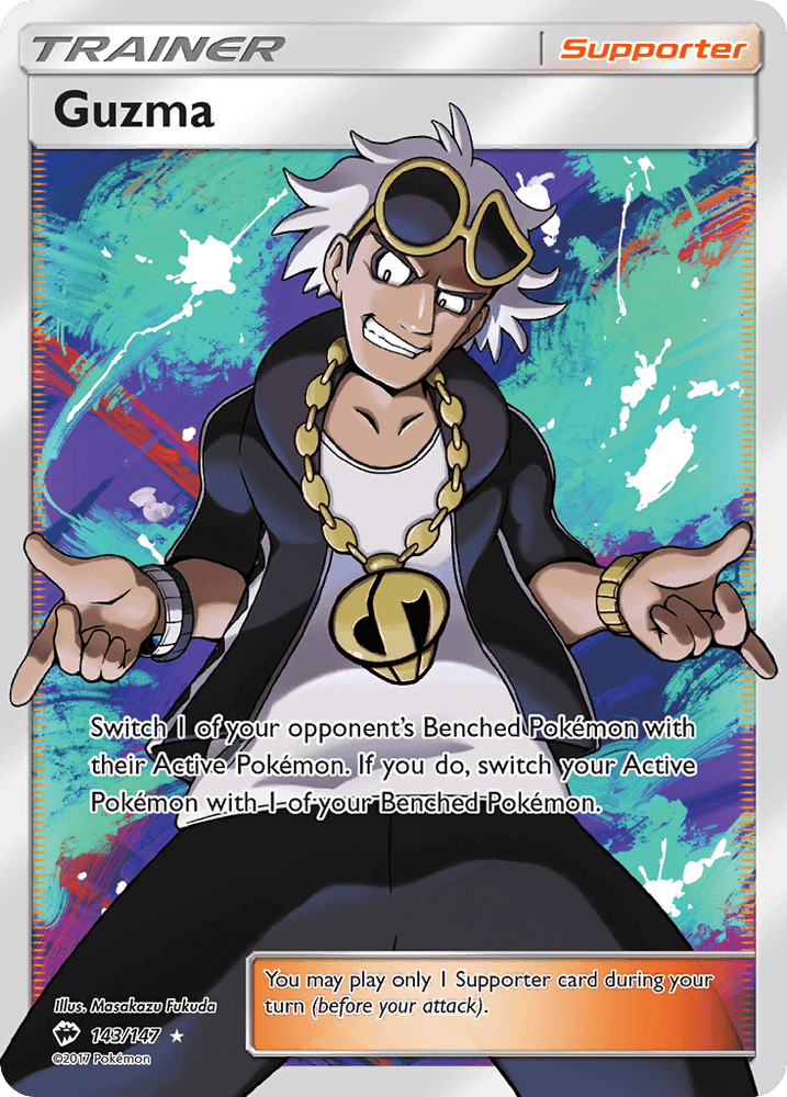 Guzma (143/147) [Sun & Moon: Burning Shadows] (Online Only)