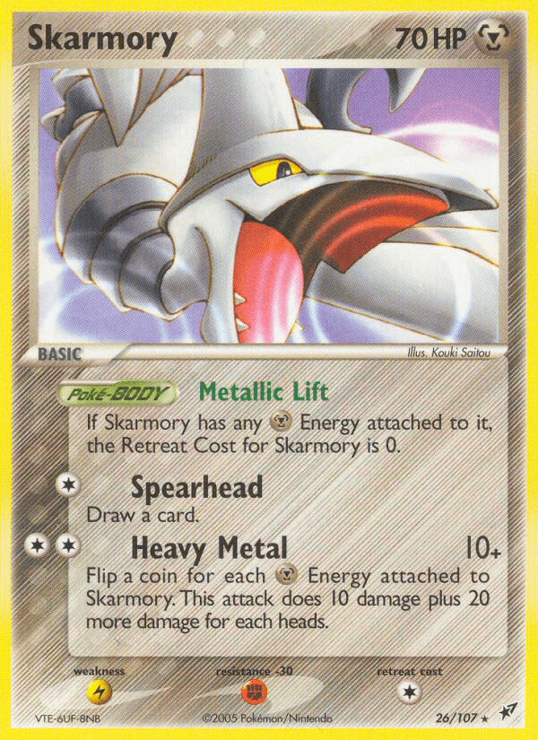 Skarmory (26/107) [EX: Deoxys] (Online Only)
