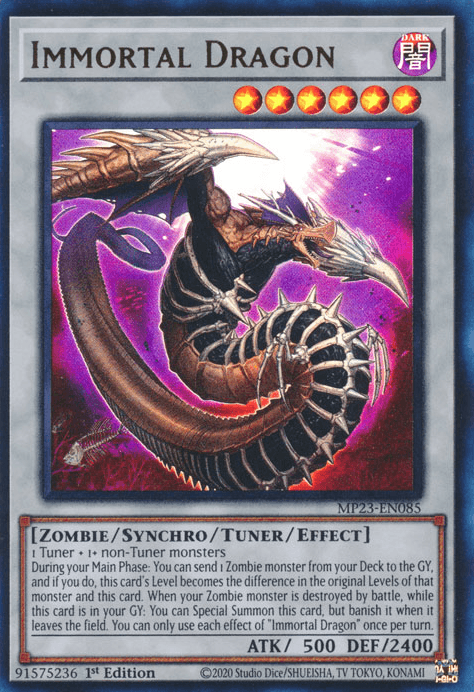 Immortal Dragon [MP23-EN085] Ultra Rare (ONLINE ORDER ONLY)